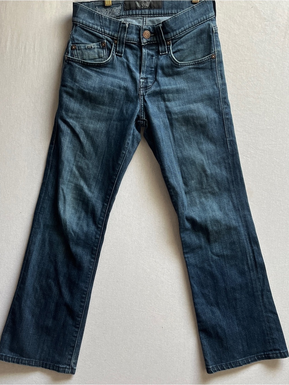 Rock & Republic Straight Leg Jeans Blue Denim 28
